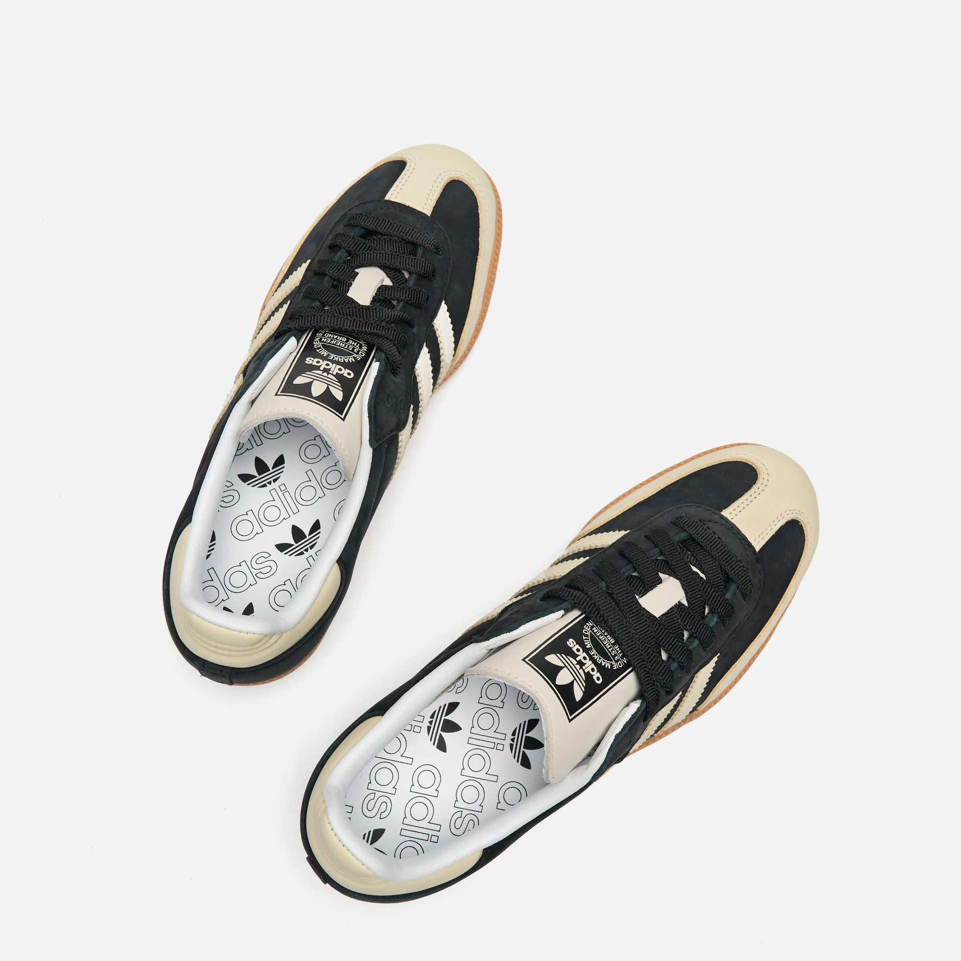 adidas Originals Samba OG Sneaker Black/Wonder White/Silver Metallic