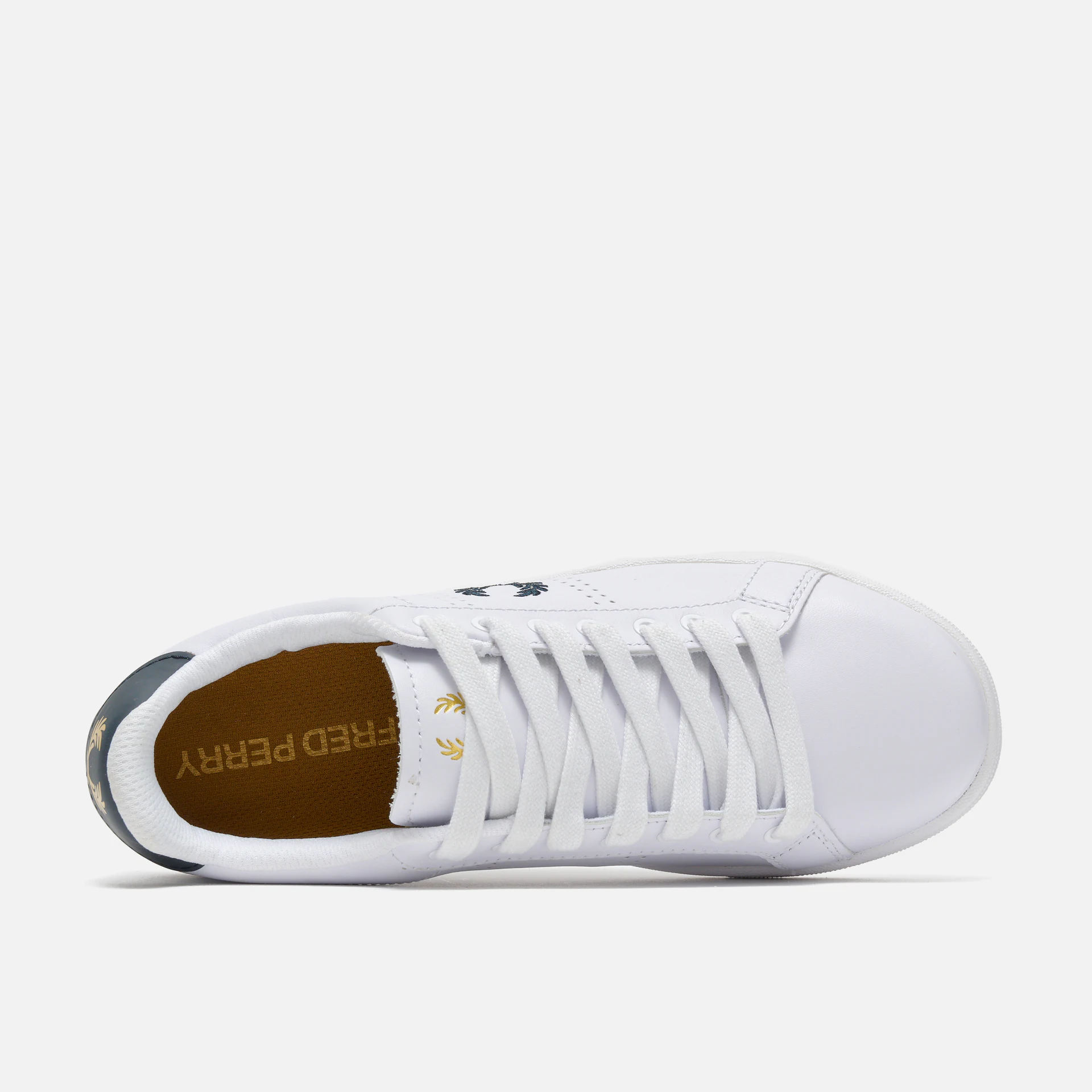 Fred Perry B721 Leather Sneakers White/Navy